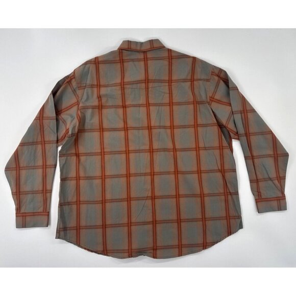 Panhandle Slim Western Shirt Womens 2X tan Plaid Pearl Snap Long Sleeve NEW - Picture 2 of 10
